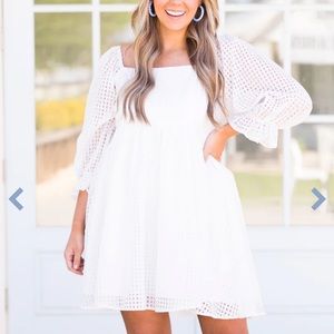 Chic soul white dress NWOT